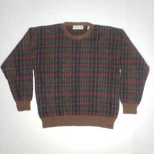 Vintage 80s Cosby Style Ugly Wool Sweater